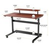Eureka Ergonomic Mobile Standing Desk 41 Inch, Lockable Home Office