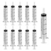 Pack of 10 Syringes, Disposable Syringe Plastic Syringe Dosing Syringe