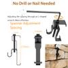 Anserdrm 10Pack Metal Brick Hangers,Hanging No Drill Outdoor Decorations Hangers