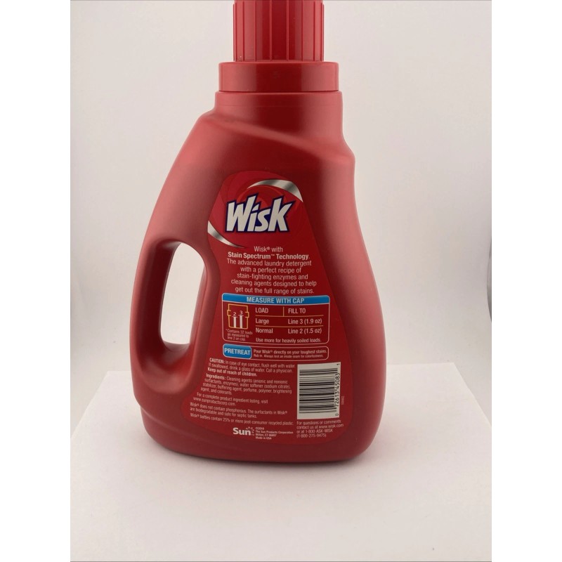 Wisk 1) Wisk Deep Clean Stain Spectrum Liquid Laundry Detergent