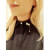 Jextech 2 Pin Broche Metalico Gato Borla De Perla