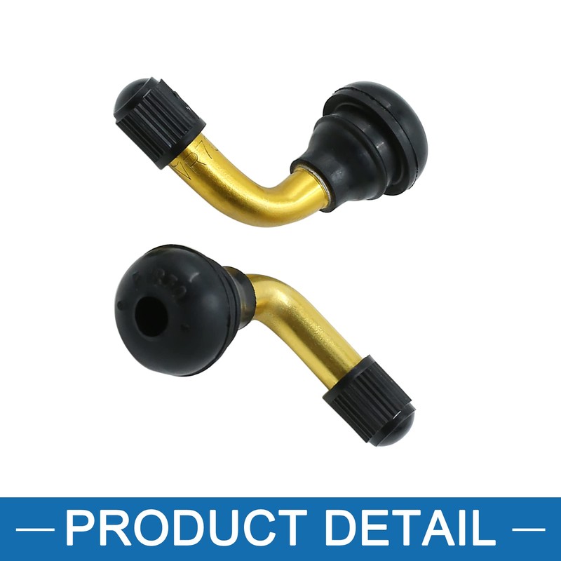 A ABSOPRO Car PVR70 Tire Valve Stem 135 Degree Snap-in
