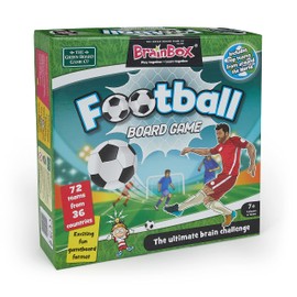 BrainBox | Football | Board Game | Ages 8+ | 1+ Players | 10 Minutes Playing Time