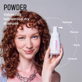 Hairstory Dry Shampoo Spray - Natural Volume Boost and Oil Absorption for All Hair Types - Non-Toxic, Non-Aerosol formulated with Natural Ingredients, Lavender, 1.35oz
