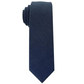 Kebocis Corbata de algodón para niños, Azul marino, 47"