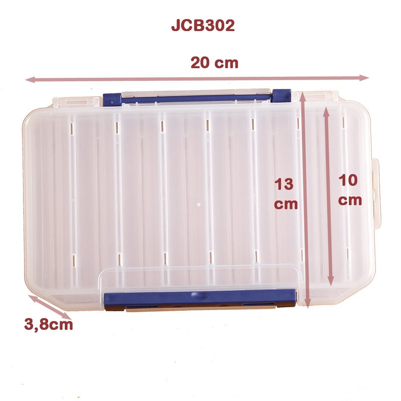 KANANA JCB302 Plastic Fishing Box Bait Box Accessory Box Fishing