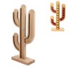 Wooden Coffee Capsule Holder Removable Coffee Pod Holder Cactus Shape