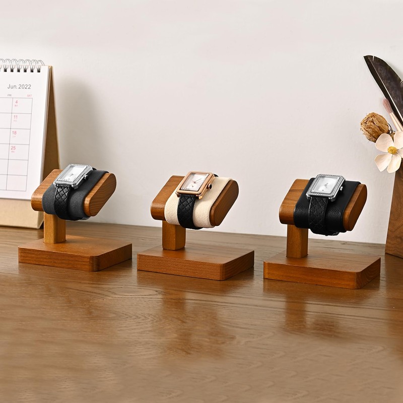 Oirlv SM21401 Wooden Watch Stand, For 1 Stand, Luxury, Stylish,