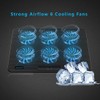 LIANGSTAR Laptop Cooling Pad, Laptop Cooler with 6 Quiet Fans