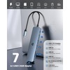 USB C HUB, Tymyp 7 in 1 USB Docking Station,