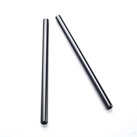 Movo Photo PT10 Set of Two Aluminum 15mm Rods for DSLR Camera Rail System (25cm)