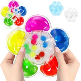 Colour Sorter Toy, Sensory Toy, Cat Claws Squishy, Anti-Stress Toy Squishy, Sensory Fidget Toy for Autism, for Anxiety Relief and Sorting Colours Learning