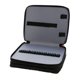 Lbxgap Colored Pencil Case - 120 Slots Pencil Holder with Zipper Closure Twill Fabric Large Capacity Pencil Case for Watercolor Pens or Markers, Pencil Case Organizer for Artist