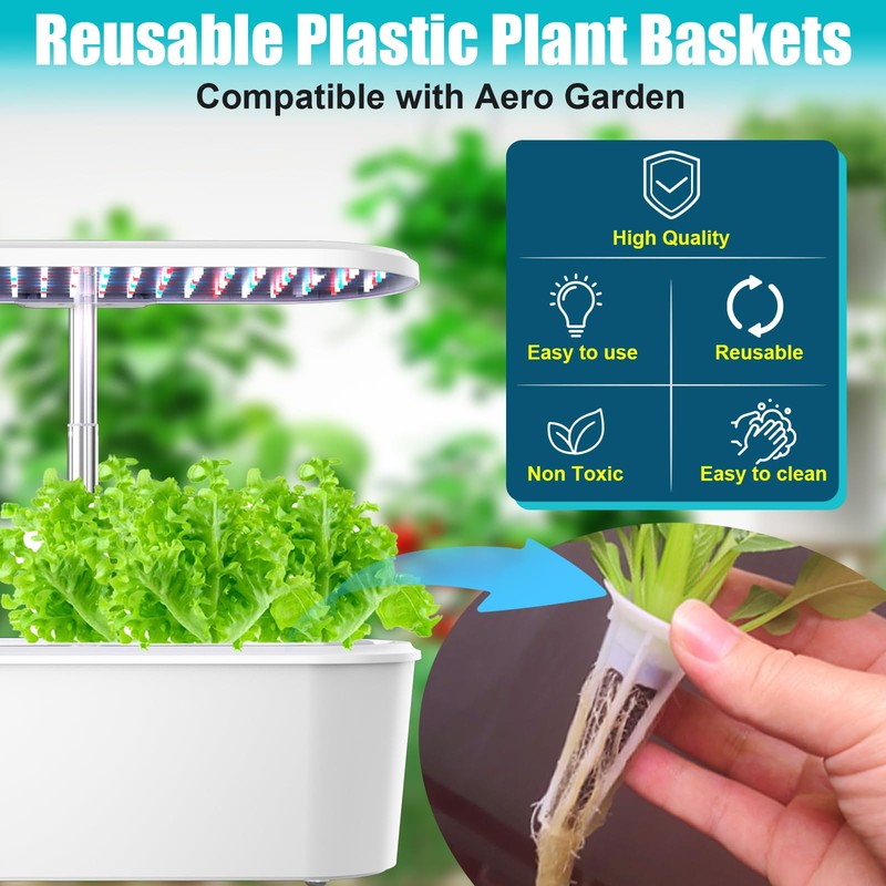 Aooccder Replacement for Aerogarden Pods Hydroponic Accessories, Grow Anything Seed