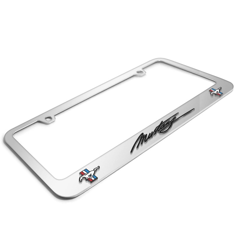 iPick Image for Ford Mustang Script Dual Logo in 3D