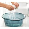 Multi-Purpose Clear Plastic Wash Tub, Dishpan Basin for Foot Soaking,