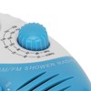Portable AM/FM Digital Radio, Waterproof USB Rechargeable Multifunctional Shower Speaker