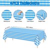 Hegbolke 4 Pack Oktoberfest Tablecloths - Blue and White Checkered