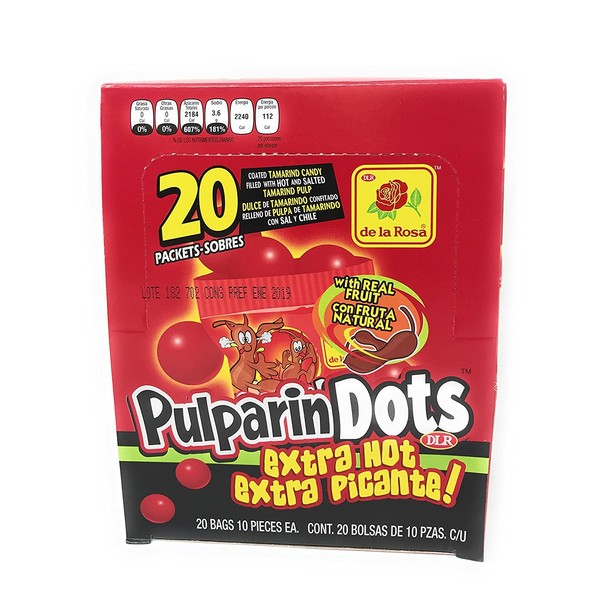PulparinDots Extra Hot Tamarind Flavor 20 Pieces