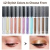 Liquid Eyeshadows, Long-lasting Liquid Glitter-Eyeshadows Colorful Eye Shadows for Eye-Makeup