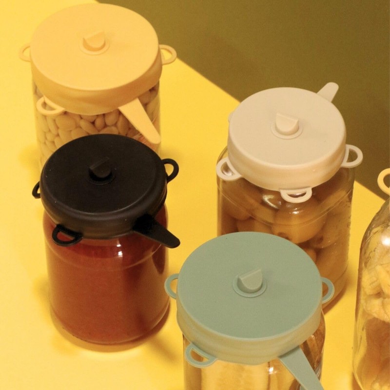 Silicone Airlock Fermentation Lids for Small Mouth Mason Jars. For