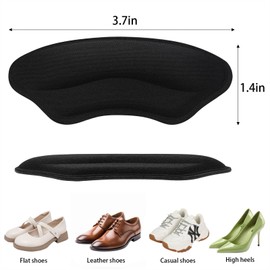 8 Pair Heel Pads for Shoes, Heel Grips Liner Cushions Inserts Snugs for Too Big Men Women Shoes