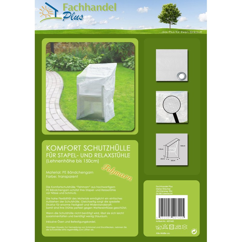 Specialist Plus 407445 Comfort Protective Cover for Stackable Chairs Cover