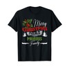 Morris Family Christmas Costume Mistletoe Group Matching T-Shirt