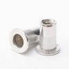 Rowiz 100 PCS M4 4mm Flat Head Aluminum Rivet Nut