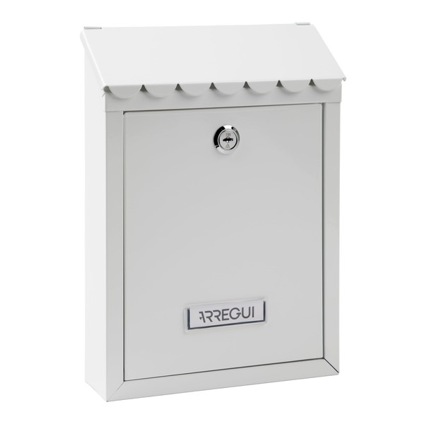 ARREGUI Civic E5721-C Galvanised Steel Letterbox, Size S (DIN A5