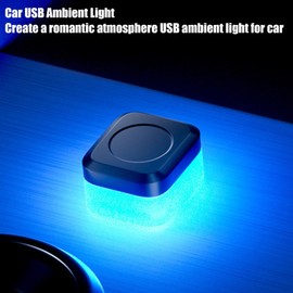 USB Car Light | LED Interior Car Light Ambient Light - Wireless Multicolor Night Light Multiple Modes Interior Light for All Car