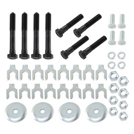 44 PCS Upper Lower Control Arm Bolts With Nuts Compatible With Camaro Chevelle Nova Firebird,Chevelle, El Camino, GTO, Lemans, Tempest, Skylark, GS
