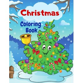 Christmas Coloring Book: for Kids Ages 3-5, Santa Claus, Reindeer, Christmas Tree, Presents, Christmas Gift Idea for Kids, Gift for Child, Books for ... by Having Fun, Easy, Simple Coloring Book
