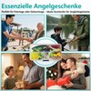 Angeln Köder Set mit Köderbox für Hecht,Zander,Forelle,Barsch,Angelzubehör - Gemischt Kunstköder,Gummifische,Spinner,VIB,Oberflächenköder,Popper,jigheads