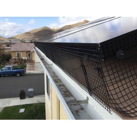 MAPORCH 30PCS Solar Panel Guard Clips, Critter Guard Fastener Clips for Attaching Galvanized Welded Wire Mesh to Solar Panels, Premium Aluminum Fastener Clips Firmly Hold Critter Mesh Securing Needs