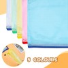 25 Pcs A5 Zip Wallets Plastic Zip Wallets A5 Folder