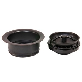 Premier Copper Products D-130ORB 3.5-Inch Deluxe Garbage Disposal Drain with Basket, Oil Rubbed Bronze