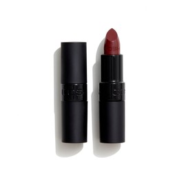 GOSH Velvet Touch Lippenstift mit extra Farb-Pigmenten für ein intensives & langanhaltendes Ergebnis I reflektierende Partikel für den Glossy Look I Vitamin E für gepflegte Lippen I 023 Matt Chestnut