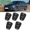 Suuonee Car Key Shell Button Cover, 5pcs Rubber Replacement Remote