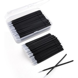 200 pinceles de micro aplicadores, extensión de pestañas para maquillaje, máscara de pestañas, cepillo de pestañas