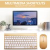 Wireless Keyboard and Mouse Combo, Compact Quiet Wireless Keyboard and