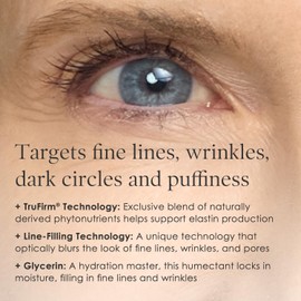 BODY FIRM Crepe Erase Flaw-Fix Eye Cream, Anti-Aging Wrinkle Cream, Supports Puffiness, Dark Circles, Wrinkles, Crepe Skin & Fine Lines, Tired Eyes, Citrus, 0.5 fl oz