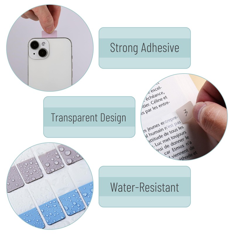 Mr. Pen- Sticky Index Tabs, 240 Pcs, Pastel Sticky Tabs