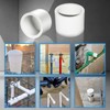 2inch White PVC Pipe End Cap Plug, 6PCS PVC Pipe