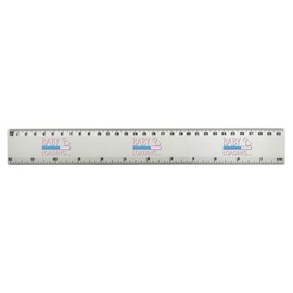 'Baby Girl Loading' 30cm (12 Inch) White Plastic Ruler (RL00090082)