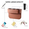 AuMoHall Brown Multifunctional Car Cup Holder Car Seat Organizer Gap