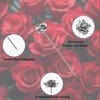 Sipoyen Rose Cocktail Picks for Drinks 4 Inch Stainless Steel