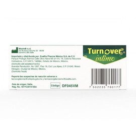 Turnover Crema Vaginal Con Polinucleótidos Caja con 2 Aplicaciones de 5 ml