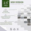 STICKGOO 10-Sheet Arabesque Tile Peel & Stick Backsplash, 12”X12” Gray