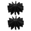 CHILDWEET Chimney Brush Head Duct Brush Replacement Easy Assemble Flexible